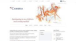 Desktop Screenshot of cambriaafrica.com