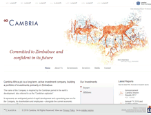Tablet Screenshot of cambriaafrica.com